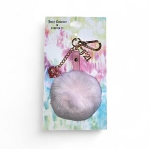 Juicy Couture Pom Pom Keychain